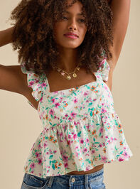 Betsy Bow Back Babydoll Tank - TULLABEE