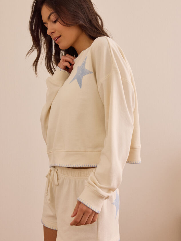 Reach For The Stars Pullover Detail 4 - TULLABEE