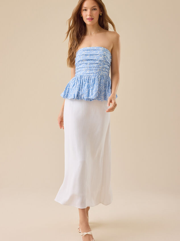 Ivy Strapless Bubble Top Detail 2 - TULLABEE