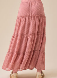 Jordan Tiered Midi Skirt Detail 5 - TULLABEE