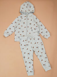 Football Frenzy Hoodie and Jogger Set Detail 2 - TULLABEE