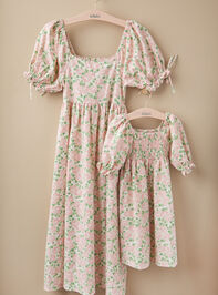 Tilly Floral Mama Dress Detail 4 - TULLABEE