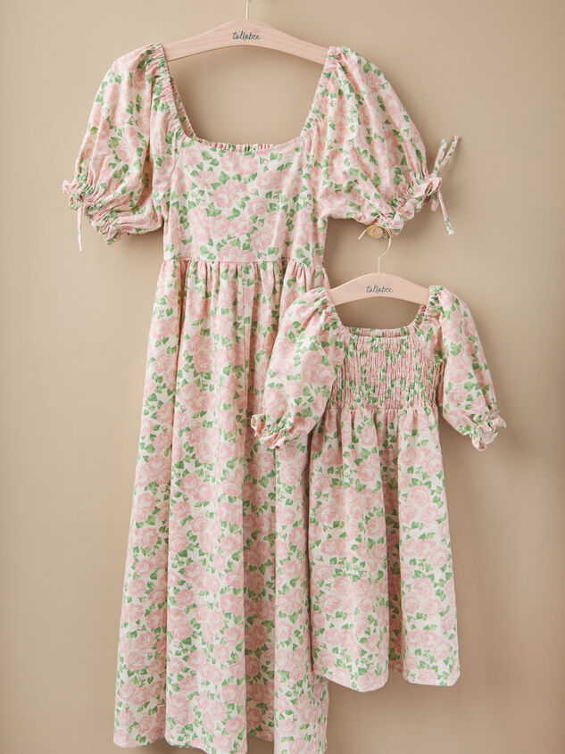 Tilly Floral Mama Dress Detail 4 - TULLABEE