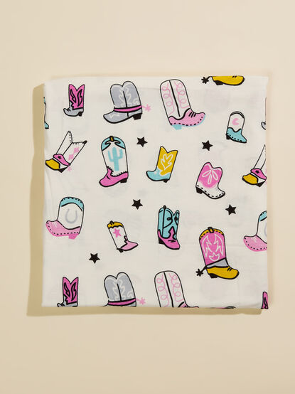 Cowboy Boots Swaddle - TULLABEE
