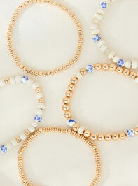 Willow Beaded Bracelet Set Detail 2 - TULLABEE