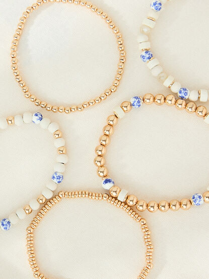 Willow Beaded Bracelet Set - TULLABEE