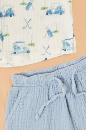 Golf Cart Polo Toddler Set - Altar'd State - 