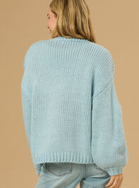 Daisie 3D Floral Cardigan Detail 4 - TULLABEE
