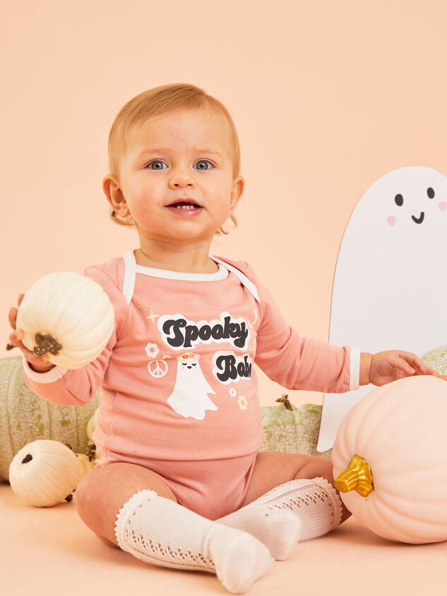 Spooky Babe Ringer Bodysuit - TULLABEE