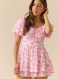 Karolina Puff Sleeve Romper - TULLABEE