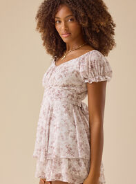 Cora Puff Sleeve Romper Detail 3 - TULLABEE