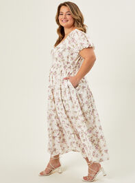 Claire Floral Maxi Dress Detail 4 - TULLABEE