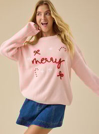 Sweet Merry Mama Sweater Detail 2 - TULLABEE