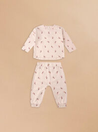 Holly Berry Dreams Pajama Set by Rylee + Cru - TULLABEE