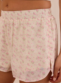 Court Blossom Shirred Short Detail 2 - TULLABEE