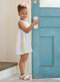 Haley Colorful Stripe Dress - TULLABEE