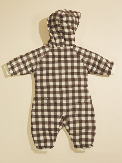 Checkered Puffer Snowsuit by Rylee + Cru - TULLABEE