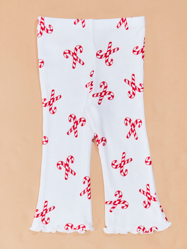 Gingerbread Bow Top and Pants Toddler Set Detail 4 - TULLABEE