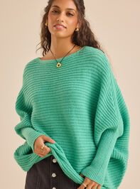 Arlet Ribbed Dolman Sweater - TULLABEE