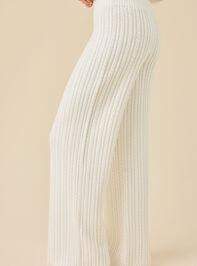 Chaya Cable Lounge Pant Detail 4 - TULLABEE