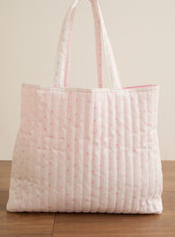 Frosted Flurries Large Tote Detail 5 - TULLABEE