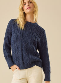 Kassidy Oversized Crew Neck Detail 2 - TULLABEE