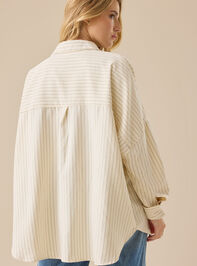 Georgina Striped Button Down Detail 5 - TULLABEE