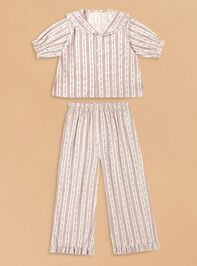 Candy Cane Stripe Pajama Set by Rylee + Cru - TULLABEE