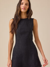 Reya Denim Mini Dress Detail 2 - TULLABEE