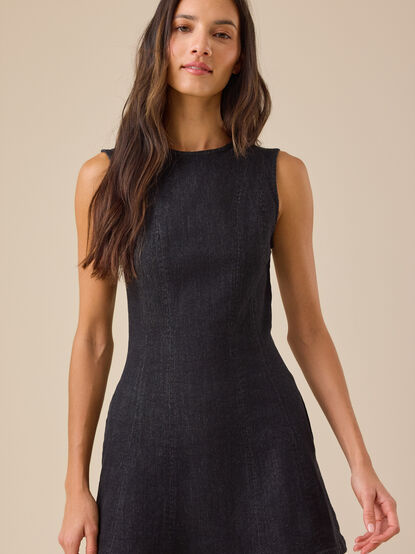 Reya Denim Mini Dress - TULLABEE