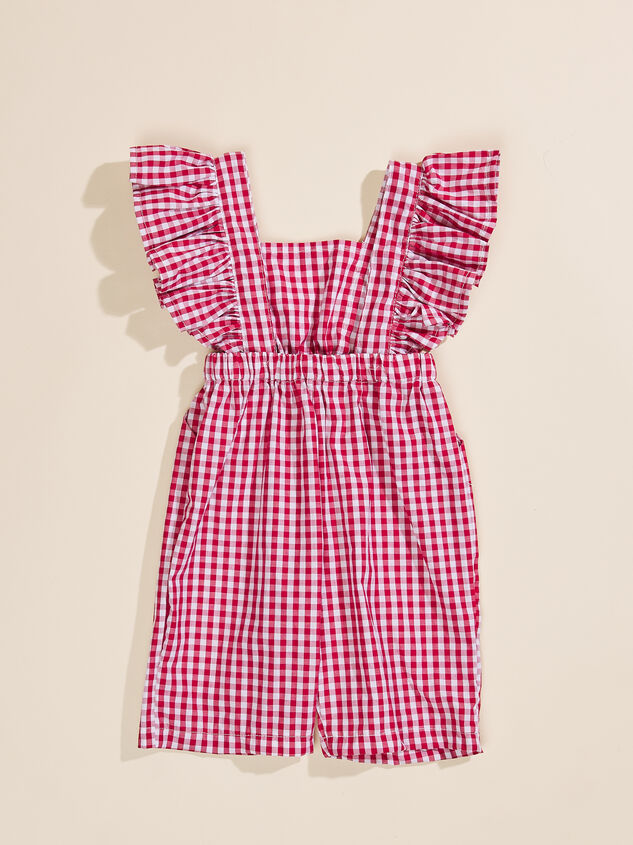 Gabby Gingham Jumpsuit Detail 1 - TULLABEE