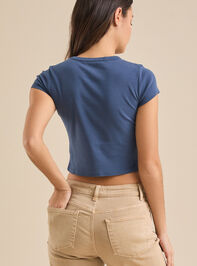 Brazil Baby Tee Detail 4 - TULLABEE
