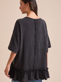 Erin Ruffle Tunic Top Detail 5 - TULLABEE