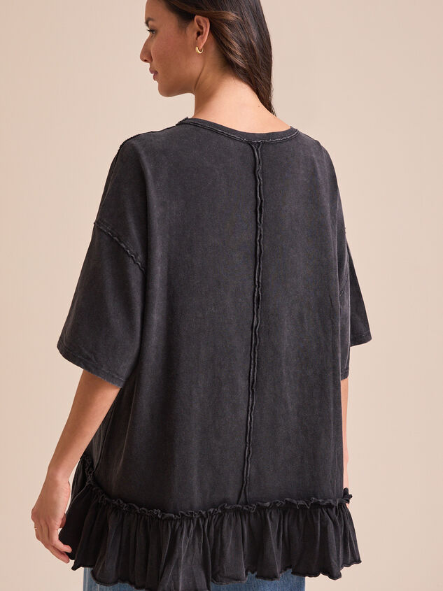 Erin Ruffle Tunic Top Detail 5 - TULLABEE