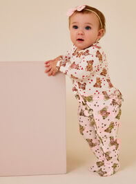 Beary Much Love Ruffle Footie - TULLABEE