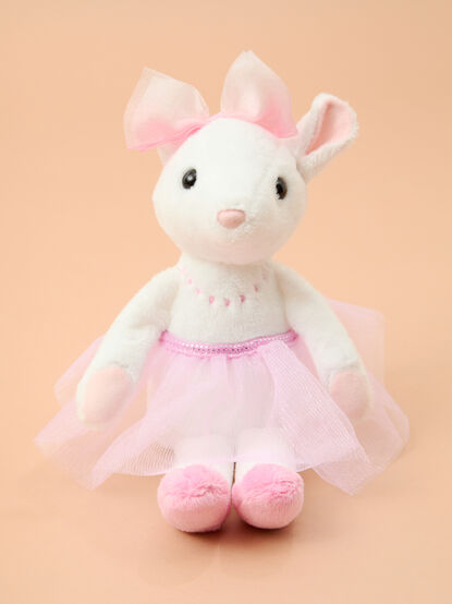 Petunia Ballerina Mouse Plush - TULLABEE