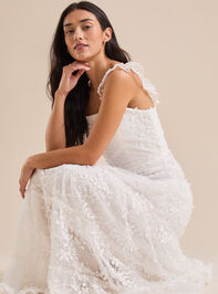 Kallie Lace Tiered Maxi Dress Detail 2 - TULLABEE