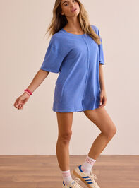 Hang Tough Washed Reversible Tee Romper Detail 2 - TULLABEE