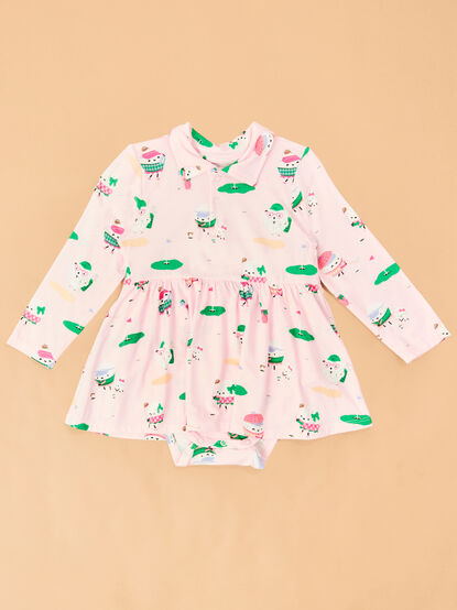 Dreaming of the Green Bodysuit Dress - TULLABEE