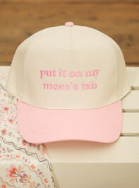 Put It On My Mom's Tab Trucker Hat - TULLABEE