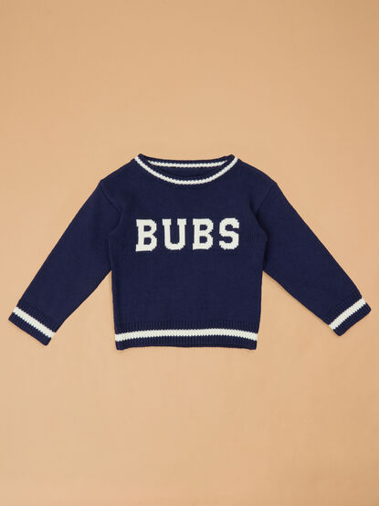 Bubs Collegiate Sweater - TULLABEE