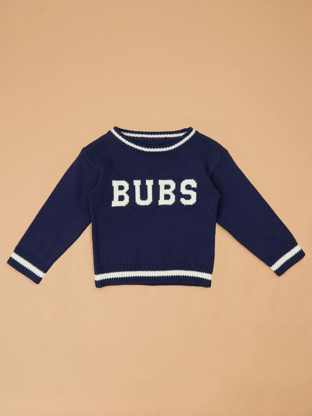 Bubs Collegiate Sweater Detail 2 - TULLABEE
