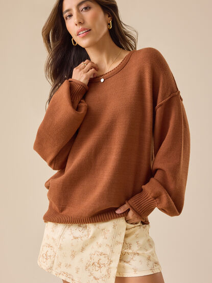 Jordana Oversized Sweater - TULLABEE