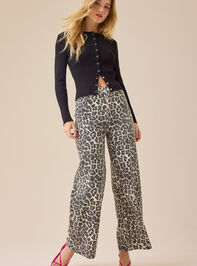 Fawn Cheetah Baggy Pants - TULLABEE