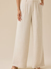 Kay Linen Trouser Detail 2 - TULLABEE
