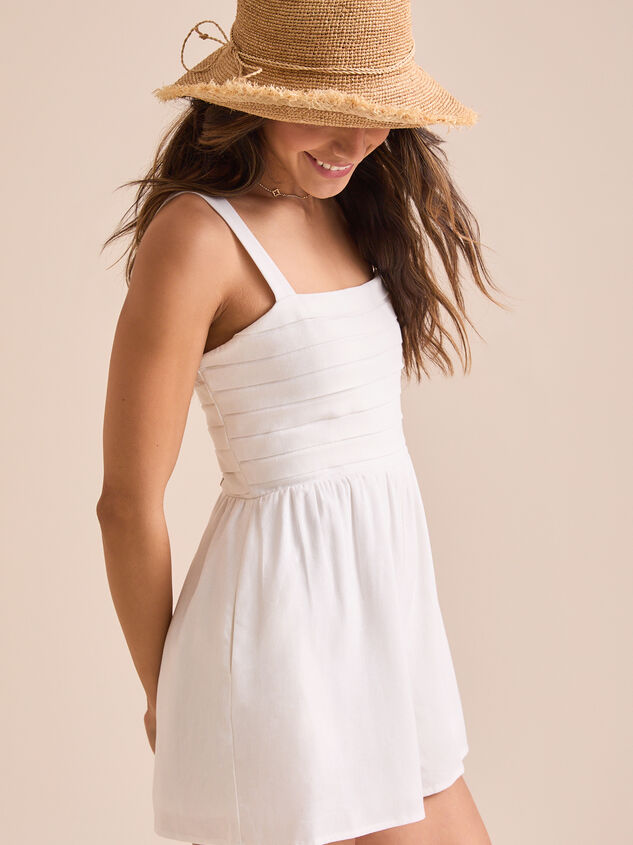 Austina Pleated Romper Detail 4 - TULLABEE