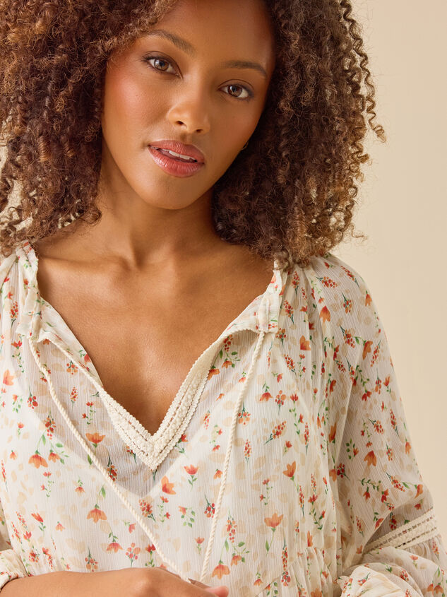 Aurora Floral Top Detail 5 - TULLABEE