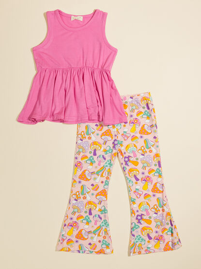 Flower Power Tank and Pants Set - TULLABEE