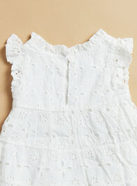 Lula Eyelet Dress by Mud Pie Detail 3 - TULLABEE
