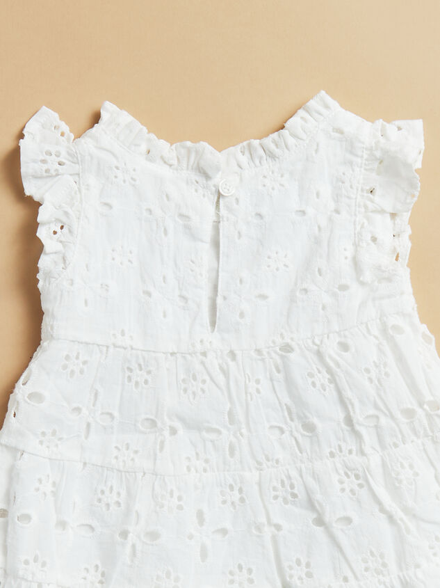 Lula Eyelet Dress by Mud Pie Detail 3 - TULLABEE